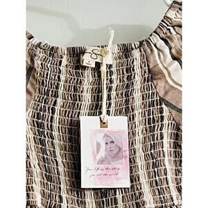 Jessica Simpson Smocked Jumpsuit - Girls Size 4 - NWT